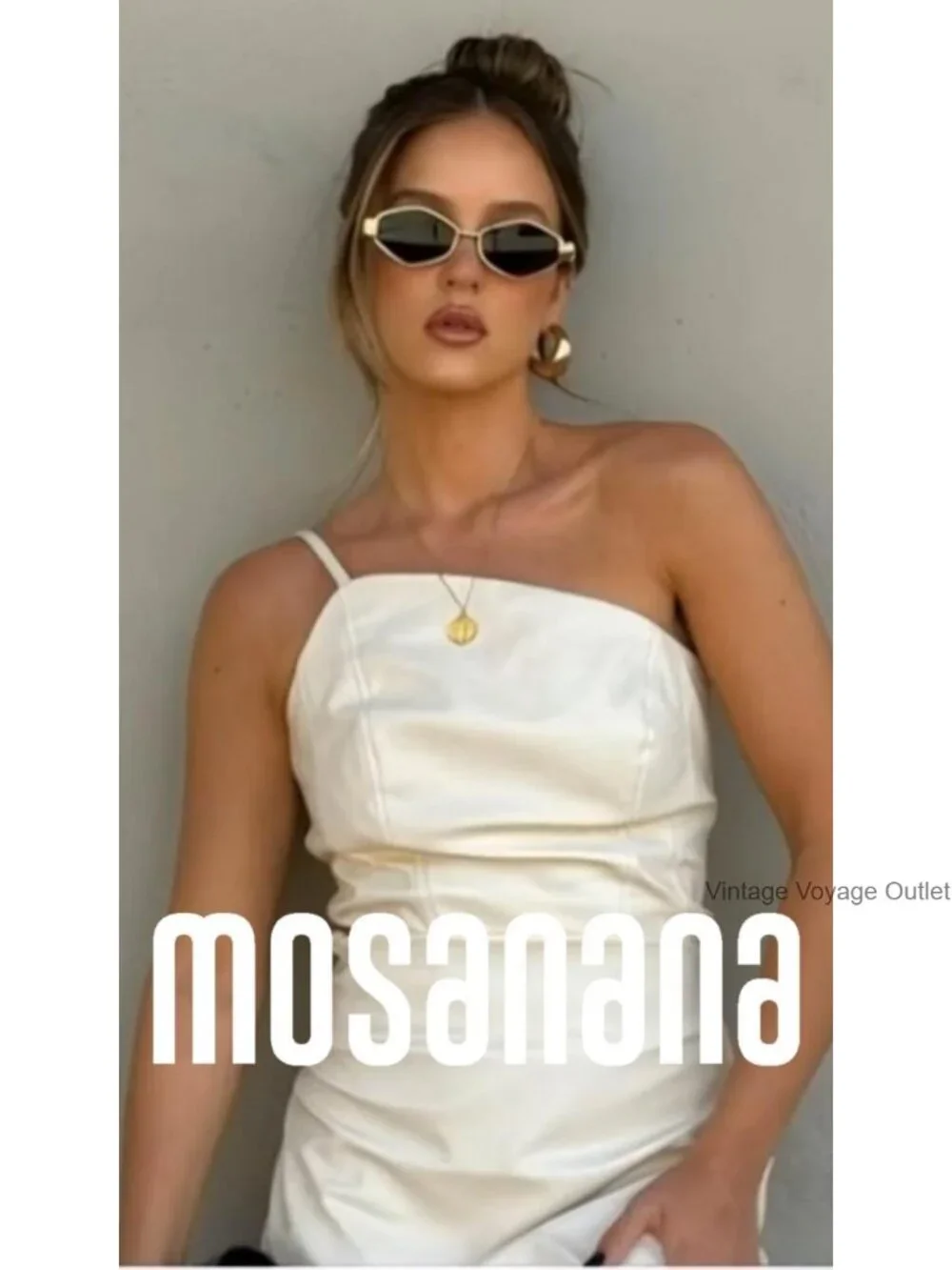 Retro Hexagonal Metal Sunglasses UV400 Protection Women